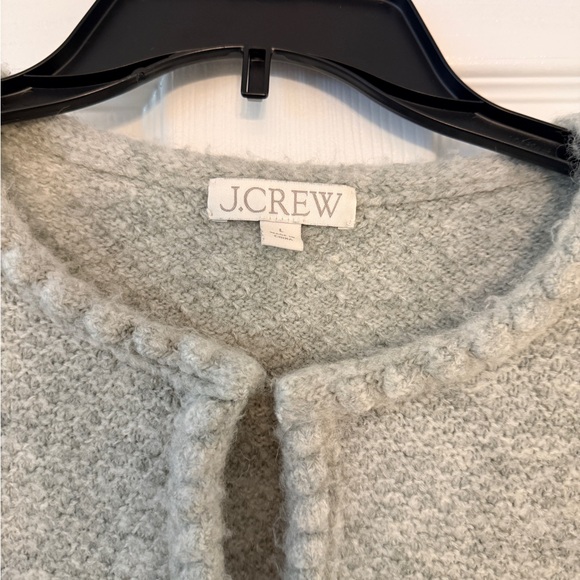J. Crew Light Gray Odette Lady Sweater - Picture 2 of 4